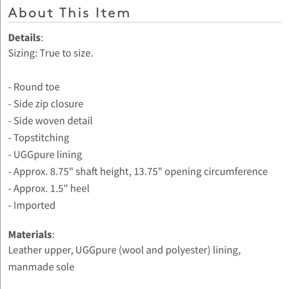 Ugg Kaleen Chestnut Leather Sheepskin Boots - Picture 7 of 7